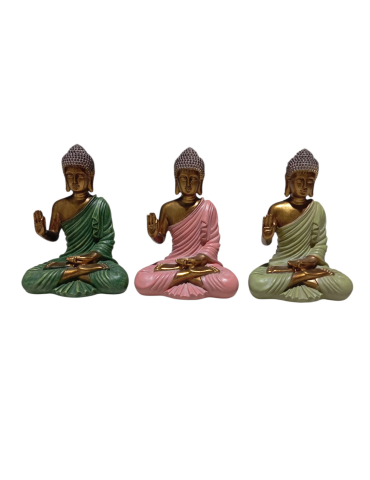 drei passende Buddha-Statuen 24 cm
