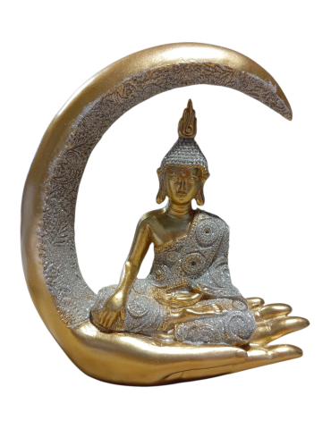 Buddha crescente di luna 21 cm