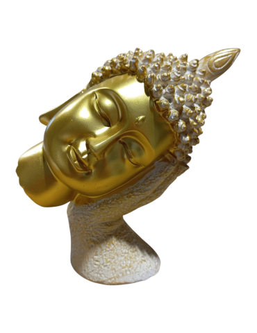 Statuetta di Buddha riposante sulla mano