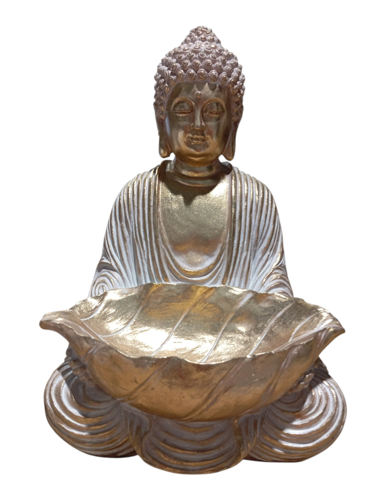 Bouddha vasque feuille 30 cm