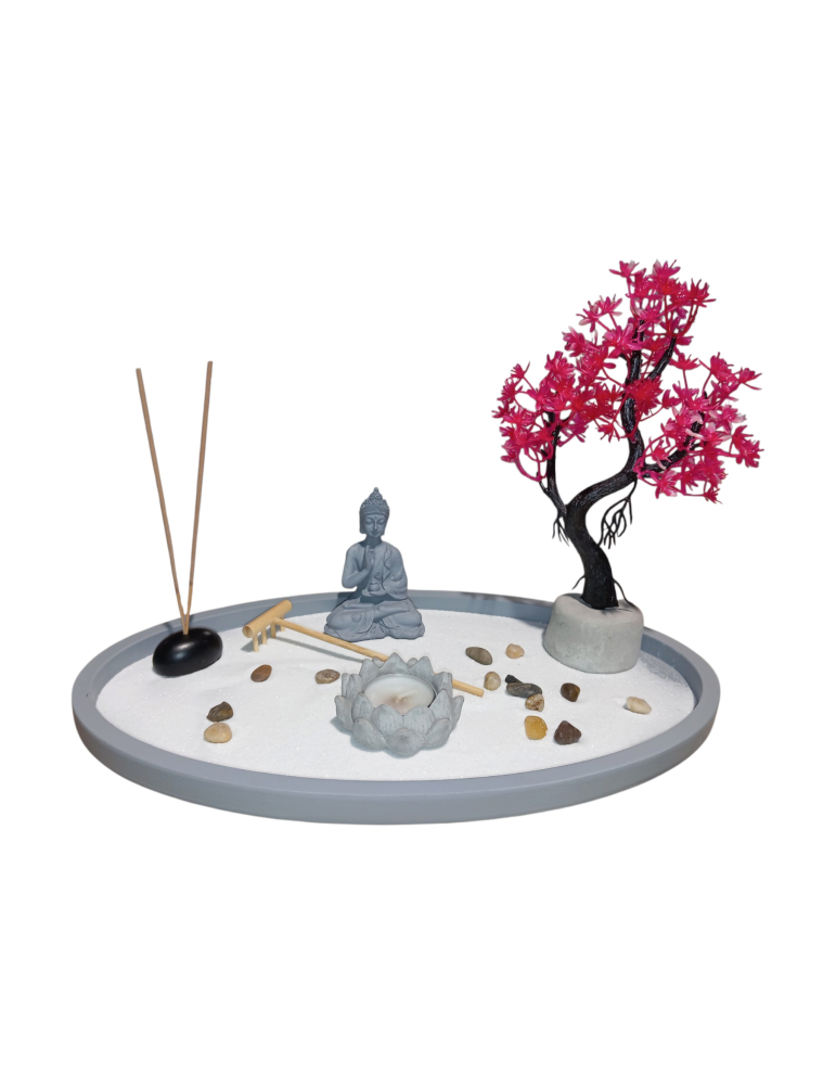 Jardin Zen cerisier en fleurs 34 cm