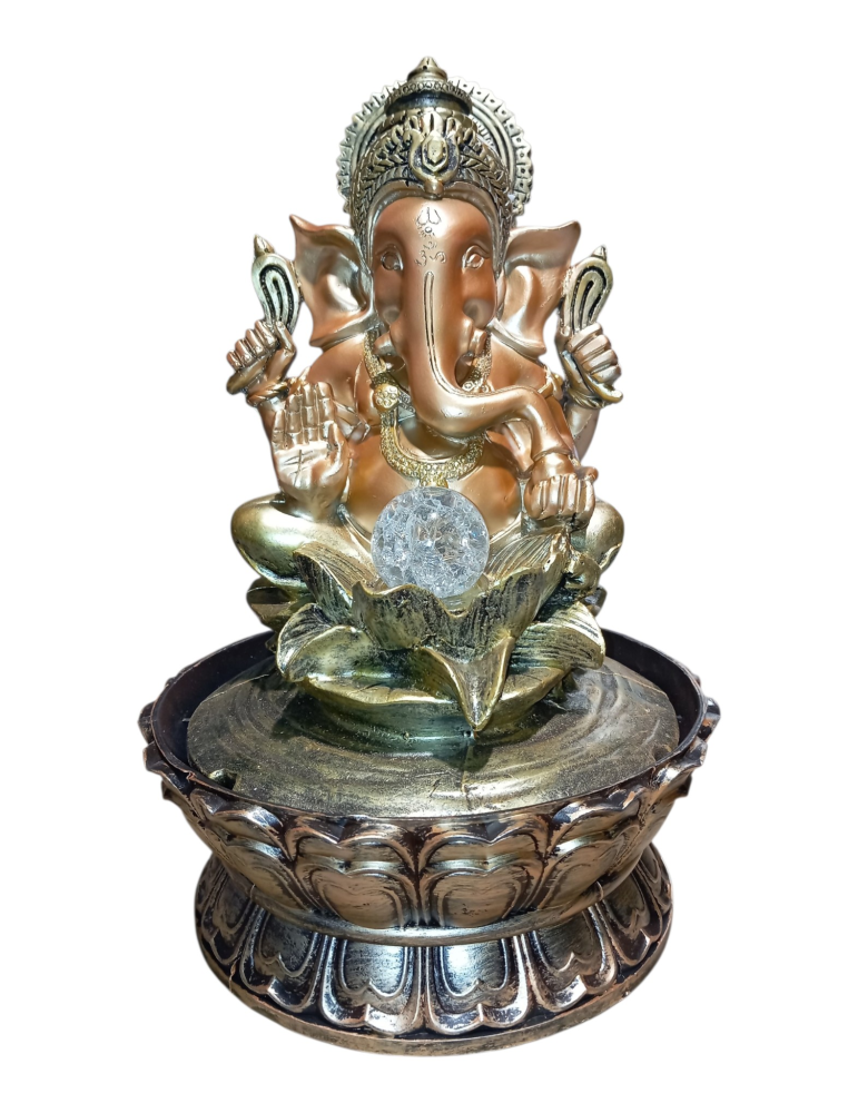 Fonte XL Ganesh base lótus