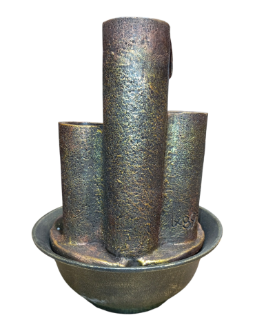 Fontaine tubes bronze 27 cm
