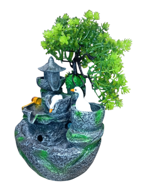 fontaine oies nature 30 cm