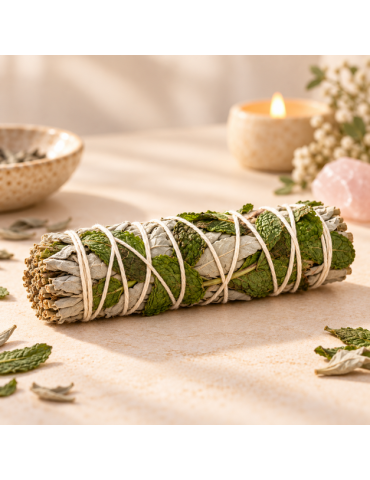 Sauge Blanche & Menthe Verte - 10cm