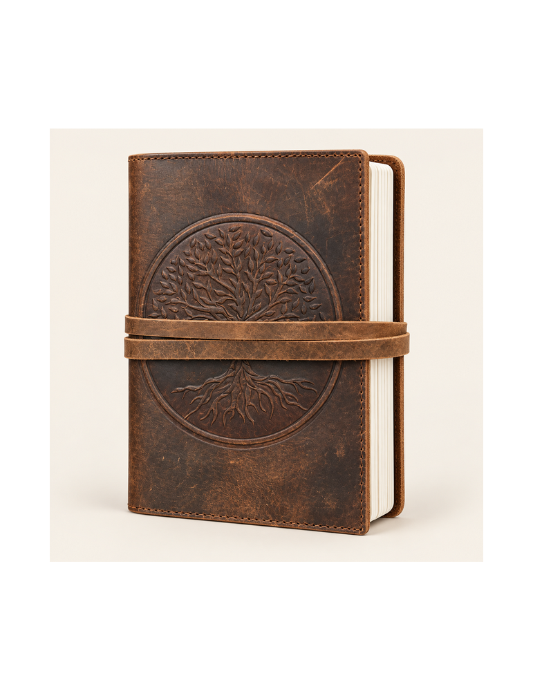 Carnet en cuir artisanal MB Export - modèle 8
