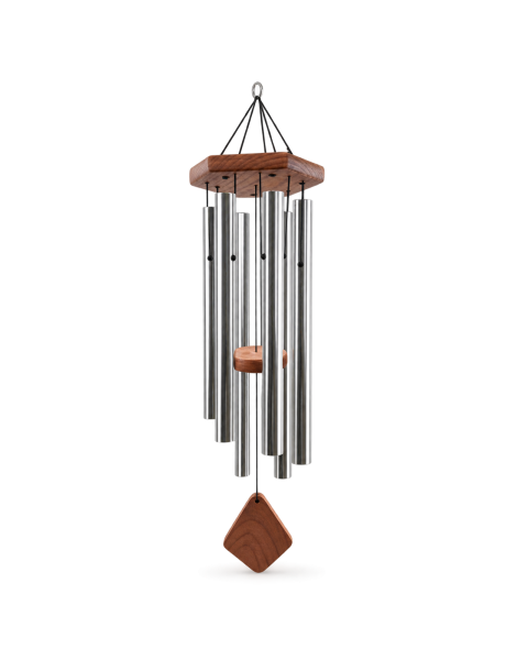 Grand carillon finition argentée – environ 36 pouces