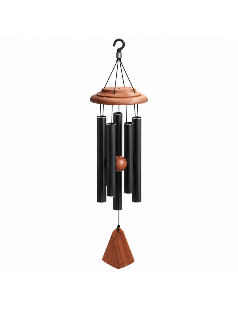 Carillon premium noir – environ 26 pouces