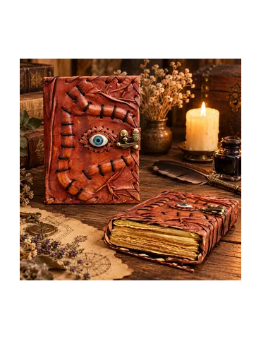 Carnet en cuir artisanal MB Export - modèle 1