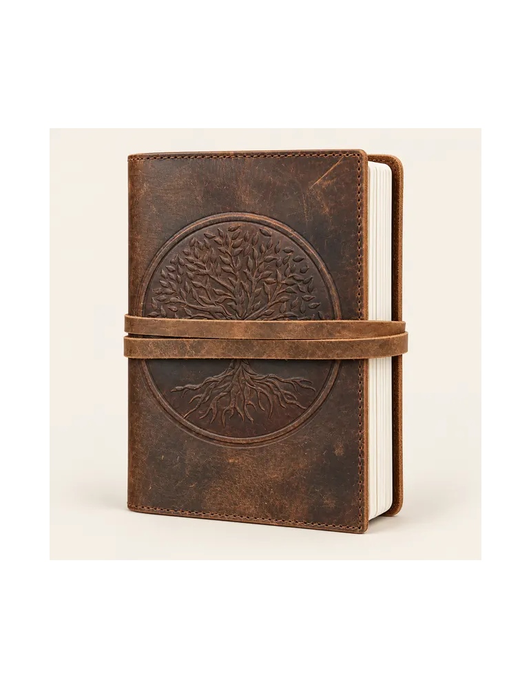 Carnet en cuir artisanal MB Export - modèle 4