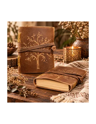 Petit carnet en cuir Arbre de vie | MB Export