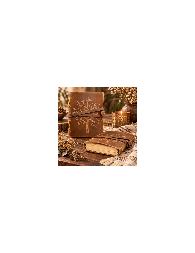 Carnet en cuir artisanal MB Export - modèle 5