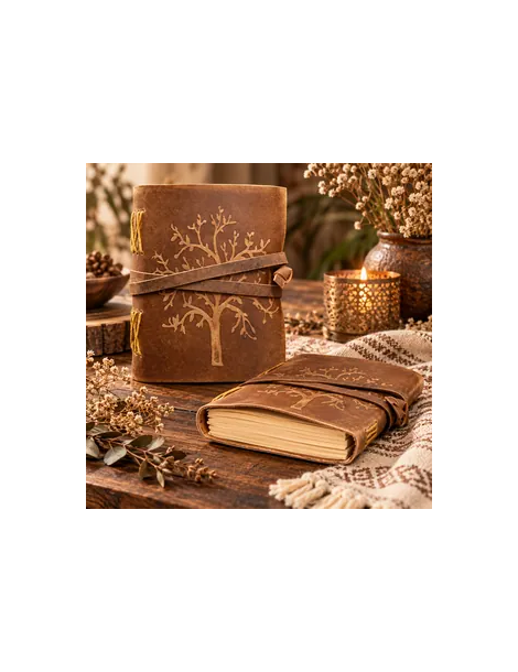 Petit carnet en cuir Arbre de vie | MB Export