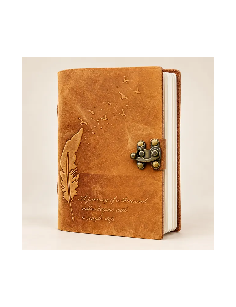 Carnet en cuir artisanal MB Export - modèle 6