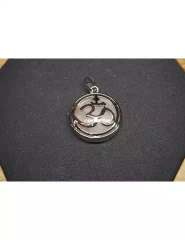 Pendentif Ohm en Métal Pierres au choix