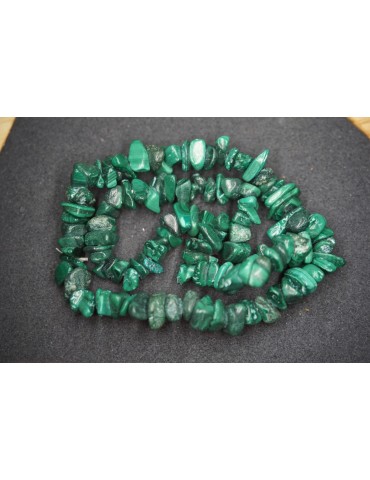 Braccialetto Chips Malachite Lotto di 10