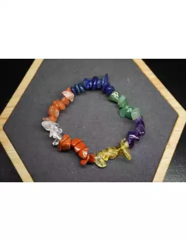 Bracelet Chips 7 Chakras Lot de 10