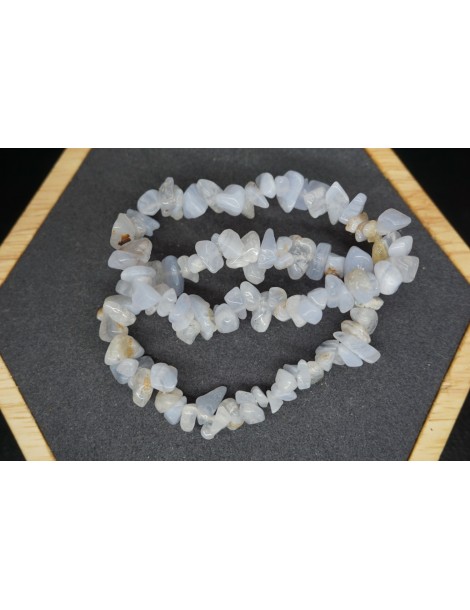 Armband Chips Chalcedoon Set van 10