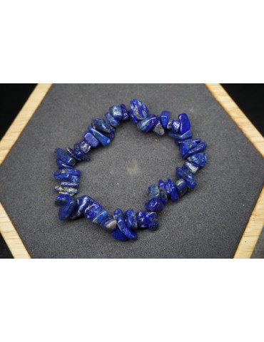 Bracelet Chips Lapis Lazuli Lot de 10