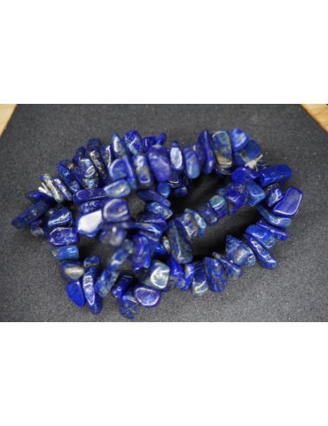 Bracelet Chips Lapis Lazuli Lot de 10