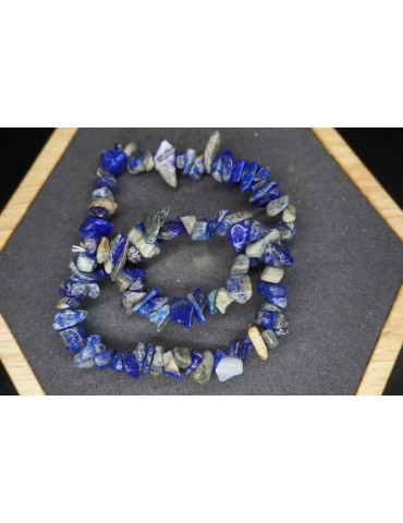 Armband Chips Lapis Lazuli B Set van 10