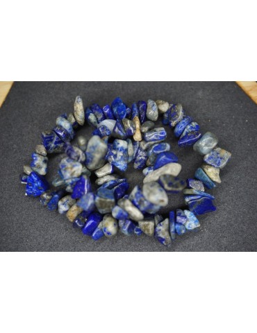 Lapis-Lazuli-Chips-Armband B Set von 10