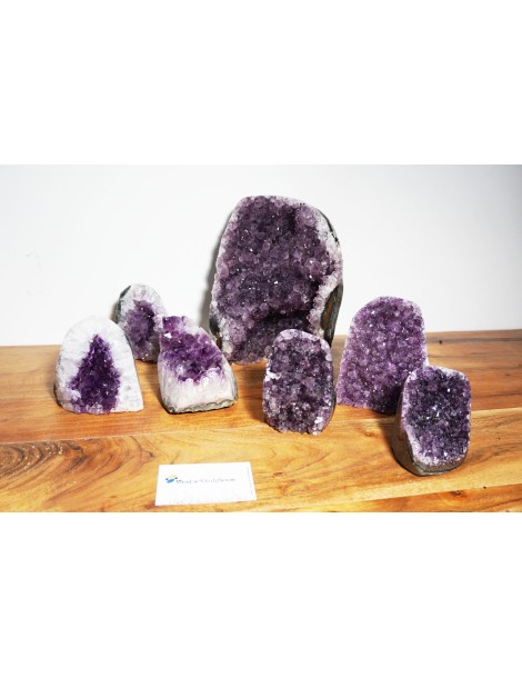 Polierter Amethyst aus Uruguay