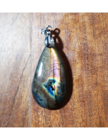 Ciondolo di Labradorite Viola fornitore di pietre