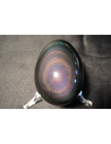 AA Grade Celestial Eye Obsidian Egg