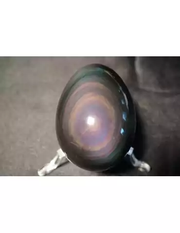 AA Grade Celestial Eye Obsidian Egg