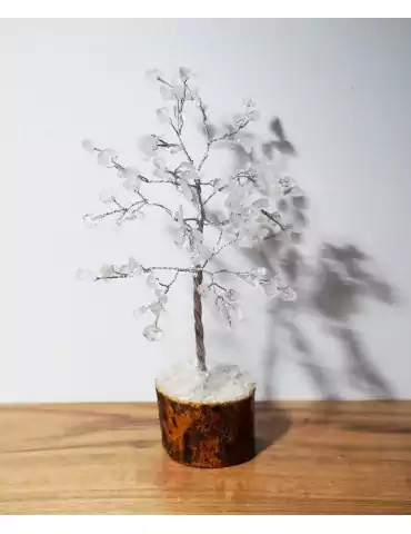 Árbol de chips de Cristal de roca