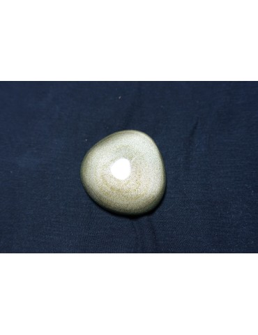 Galet obsidienne dorée AA