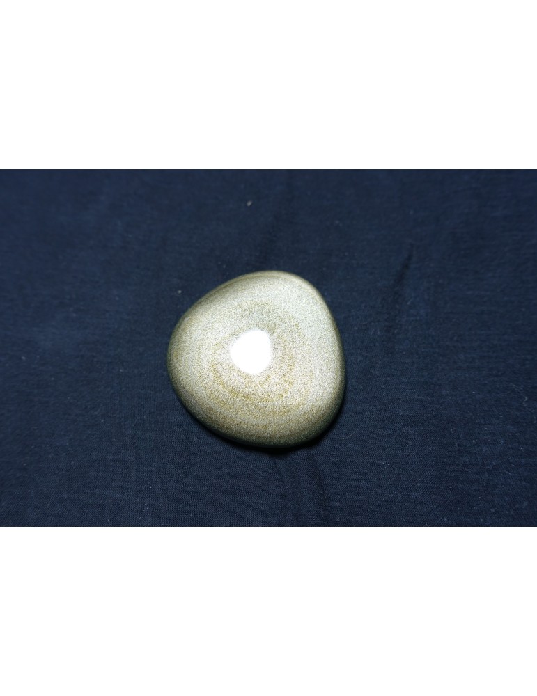 Galet obsidienne dorée AA