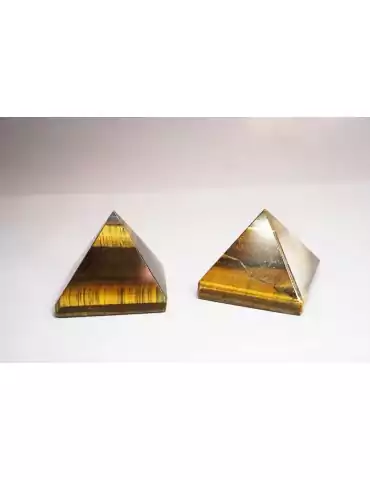 Tiger's Eye Pyramid