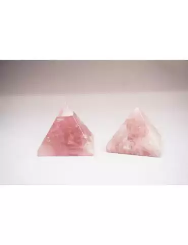 Pyramide en Quartz rose