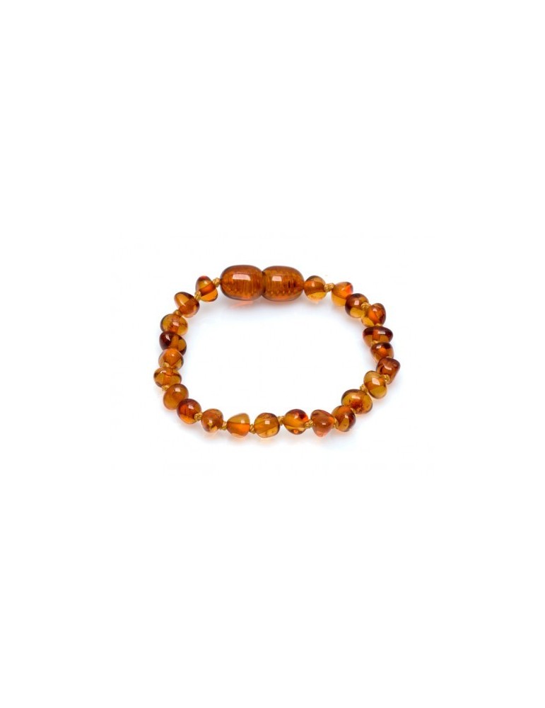 Pulsera de Ámbar Cognac AA para Bebé