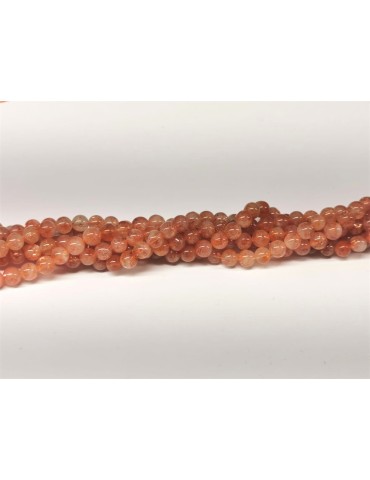 Natural sunstone bead thread AA
