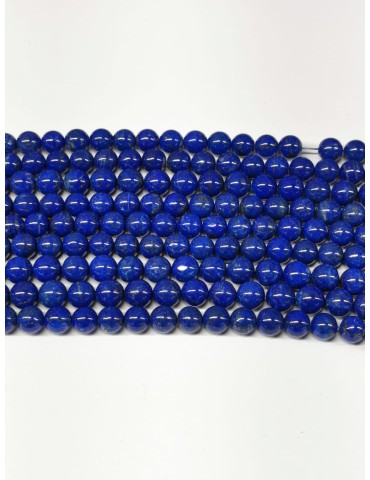 Fil Lapis lazuli perles AAA