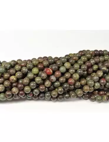 Dragon Blood Jasper Beads A