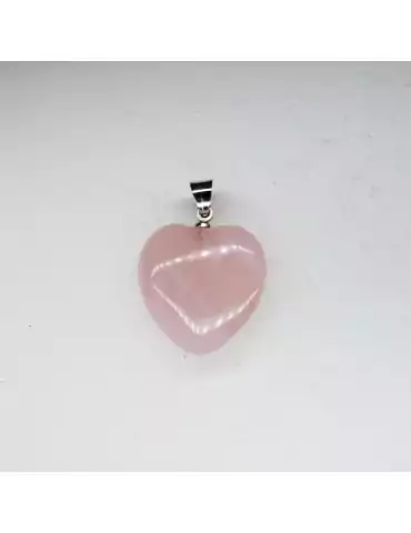 Ciondolo cuore Quarzo rosa