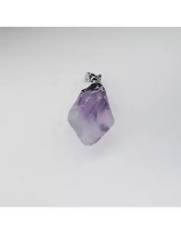 Raw Amethyst Pendant