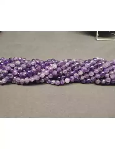 Amethyst bead thread A