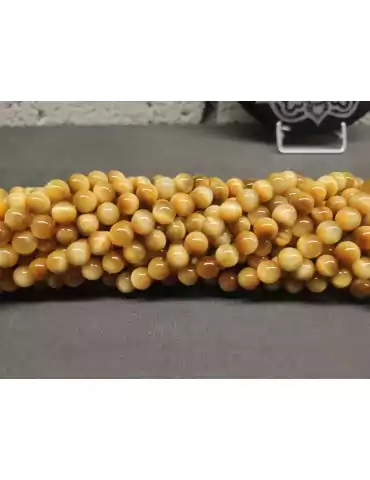 White Tiger Eye AA Beads Thread