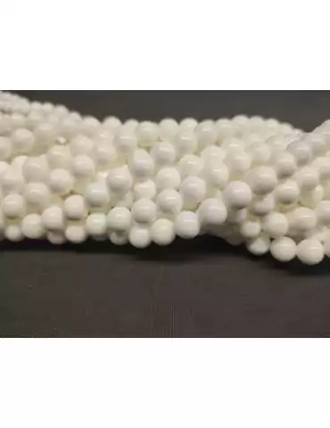 Fil Jade Blanc 8 MM synthetique