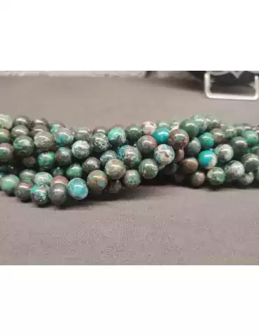 Fil Shattuckite perles AA