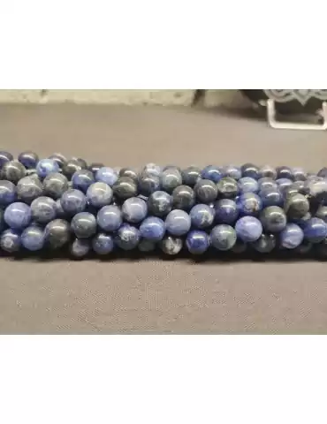 Fil sodalite perles AA