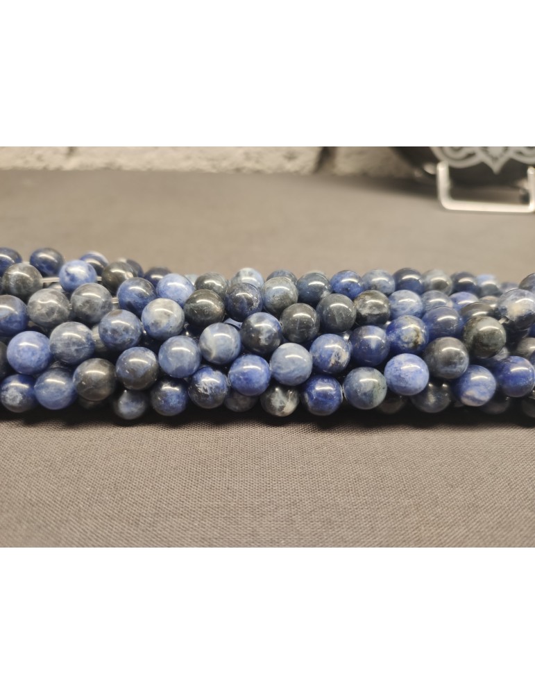 Filo di perle di sodalite AA