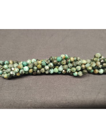 African Turquoise Faceted Beads