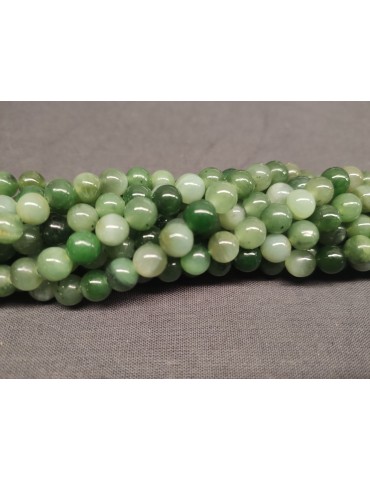Fil jade mix couleurs perles A