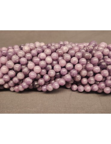 Lepidolite Thread Beads A